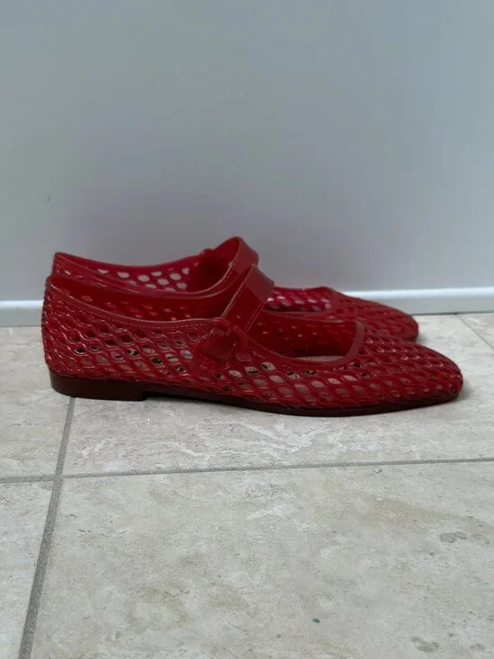 NWOB Sam Edelman Michaela Jelly Mary Jane Flat, Size 9M, Red Jelly - Picture 12 of 12